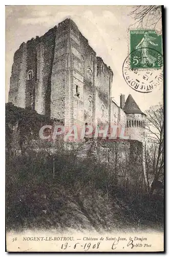 Cartes postales Nogent le Rotrou Chateau de Saint Jean le Donjon