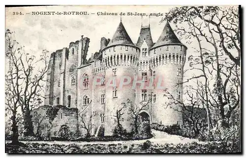 Cartes postales Nogent le Rotrou Chateau de St Jean Angle