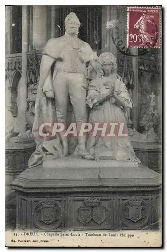 Ansichtskarte AK Dreux Chapelle Saint Louis Tombeau de Louis Philippe