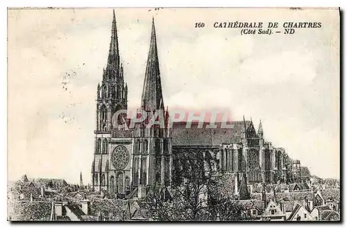Ansichtskarte AK Cathedrale de Chartres Cote Sud