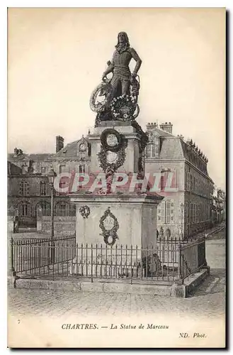 Ansichtskarte AK Chartres la Statue de Marceau