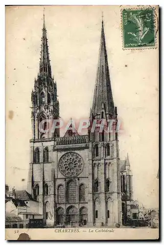 Cartes postales Chartres la Cathedrale