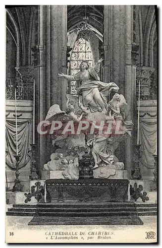 Cartes postales Cathedrale de Chartres l'Assomption par Bridan