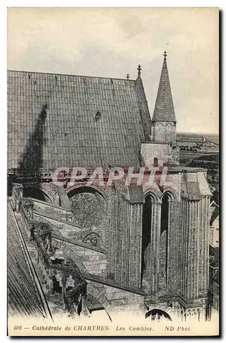 Ansichtskarte AK Cathedrale de Chartres les Combles