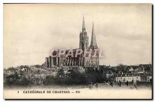 Cartes postales Cathedrale de Chartres