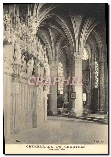 Ansichtskarte AK Cathedrale de Chartres Deambulatoire