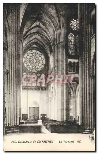 Ansichtskarte AK Cathedrale de Chartres le Transept