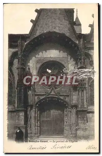 Cartes postales La Bazoche Gouet le Portail de l'eglise