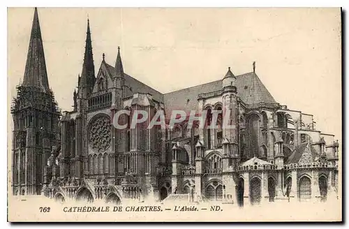 Ansichtskarte AK Cathedrale de Chartres L'Abside