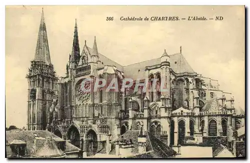 Ansichtskarte AK Cathedrale de Chartres l'Abside