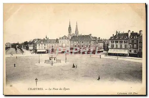 Ansichtskarte AK Chartres La Place des Epars