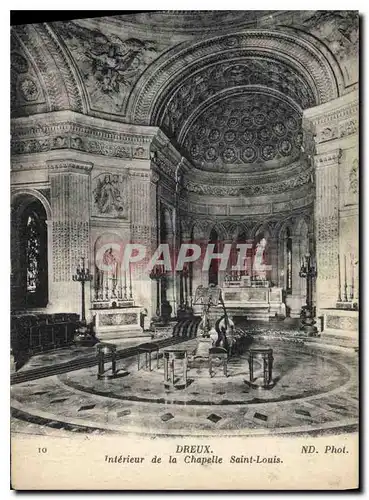 Cartes postales Dreux Interieur de la Chapelle Saint Louis