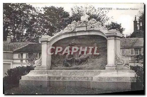 Cartes postales Chartres Monument Pasteur