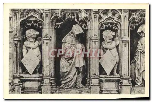 Cartes postales Eglise de Brou tombeau de Marguerite de Bourbon Pleurants et Angelots