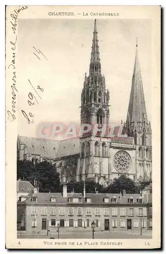 Cartes postales Chartres La Cathedrale