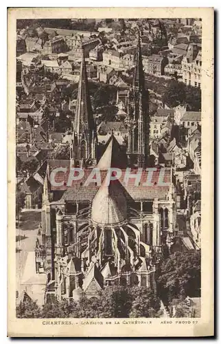 Cartes postales Chartres l'Abside de la Cathedrale