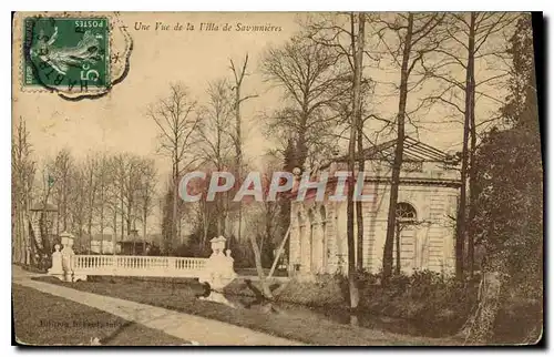 Cartes postales Une Vue de la Villa de Savonnieres