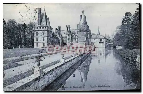 Cartes postales Chateau de Maitenon Facade Meridionale