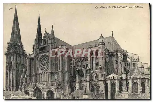 Ansichtskarte AK Cathedrale de Chartres L'Abside