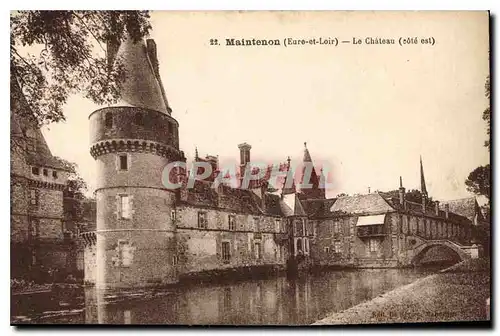 Ansichtskarte AK Maintenon Eure et Loir Le Chateau cote est