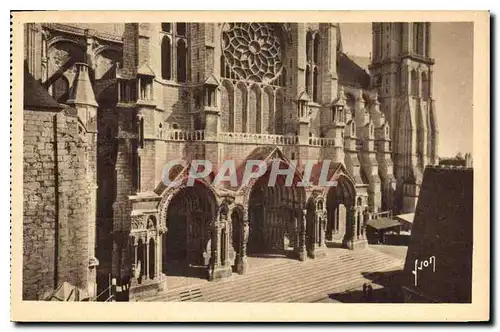 Cartes postales Chartres Eure et Loire La Cathedrale la grand portail