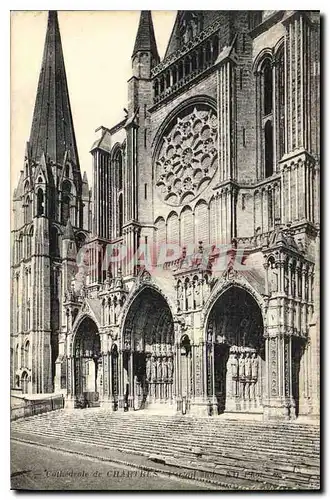 Ansichtskarte AK Cathedrale de Chartres Portail sud