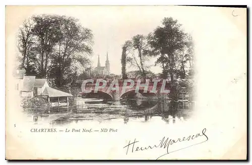 Ansichtskarte AK Chartres Le Pont Neuf