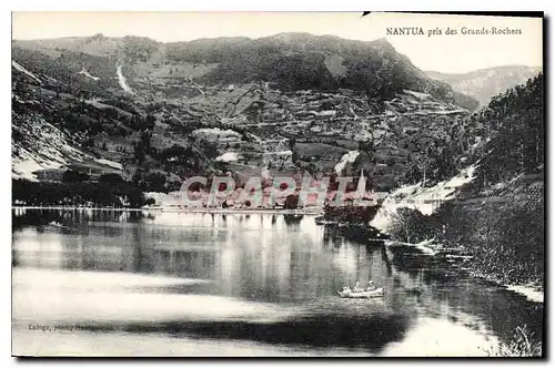Cartes postales Nantua pris des Grands Rochers