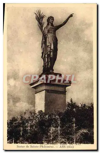 Cartes postales Statue de Sainte Philomene