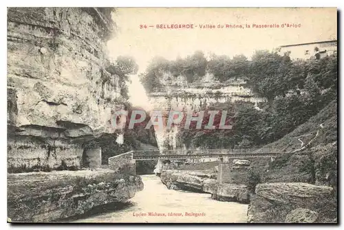 Ansichtskarte AK Bellegarde Vallee du Rhone la Passerelle d'Arlod