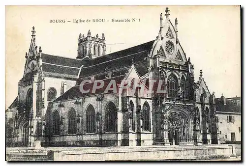 Cartes postales Bourg Eglise de Brou Ensemble 1