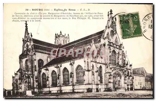 Ansichtskarte AK Bourg Ain Eglise de Brou