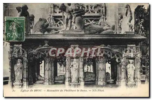 Ansichtskarte AK Eglise de Brou Mausolee de Philibert le Beau