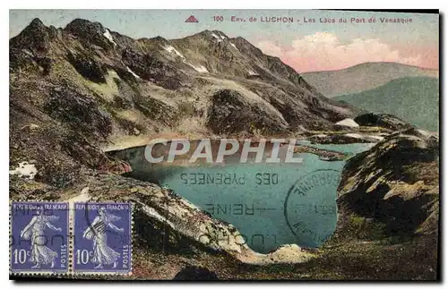 Cartes postales Env de Luchon les Lacs du Port de Venasque