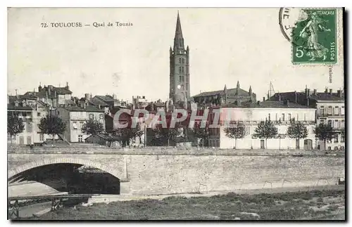 Ansichtskarte AK Toulouse Quai de Tounis