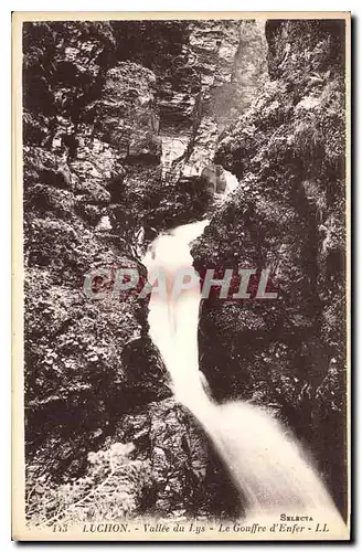 Ansichtskarte AK Luchon Vallee du Lys Le Gouffre d'Enfer