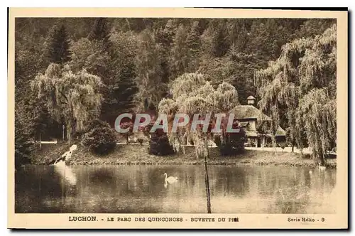 Ansichtskarte AK Luchon Le Parc des Quinconces Buvette du