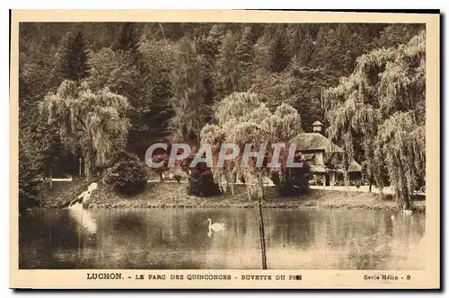 Cartes postales Luchon Le Parc des Quinconces Buvette du