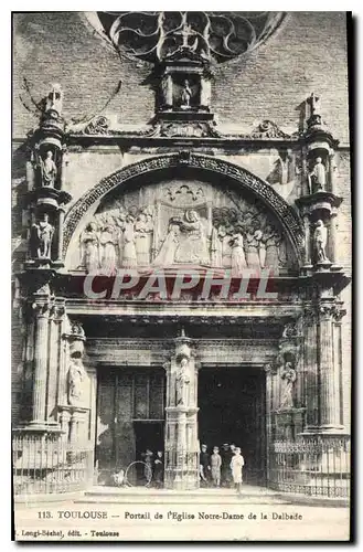 Ansichtskarte AK Toulouse Portail de l'Eglise Notre Dame de la Dalbade