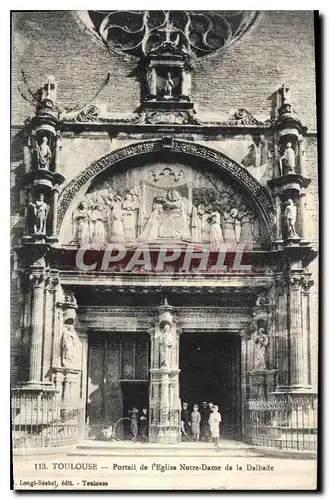 Cartes postales Toulouse Portail de l'Eglise Notre Dame de la Dalbade