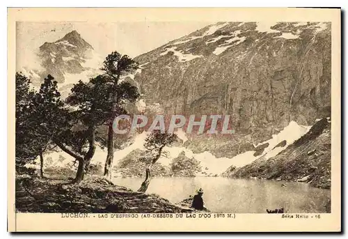 Cartes postales Luchon lac d'Espingo