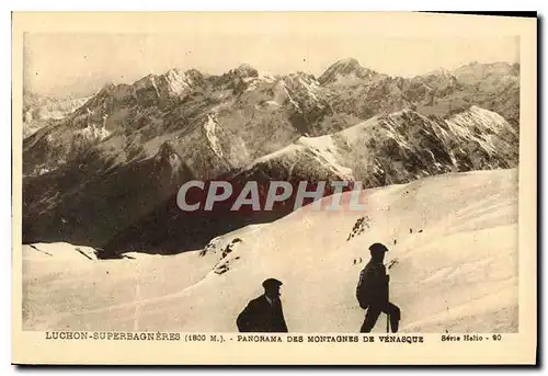 Cartes postales Luchon Superbagneres Panorama des Montagnes de Venasque