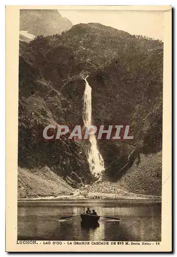 Cartes postales Luchon Lac d'Oo la grande cascade