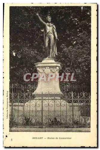 Cartes postales Belley Statue de Lamartine