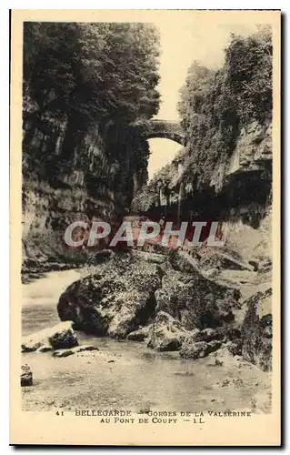 Cartes postales Bellegarde Gorges de la Valserine au pont de Coupy