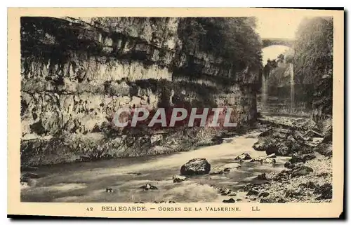 Cartes postales Bellegarde Gorges de la Valserine