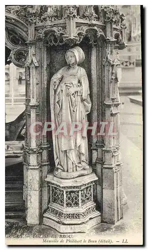 Ansichtskarte AK Bourg Eglise de Brou Mausolee de Philibert le Beau detail