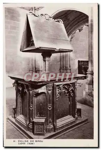 Cartes postales Eglise de Brou Lutrin 1532