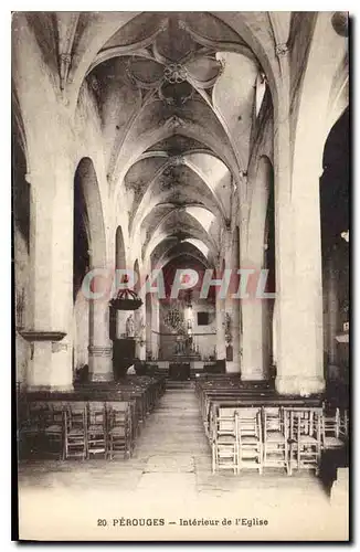 Cartes postales Perouges Interieur de l'Eglise