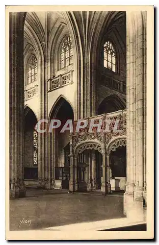 Cartes postales La Douce France Bourg Ain Eglise de Brou La Nef